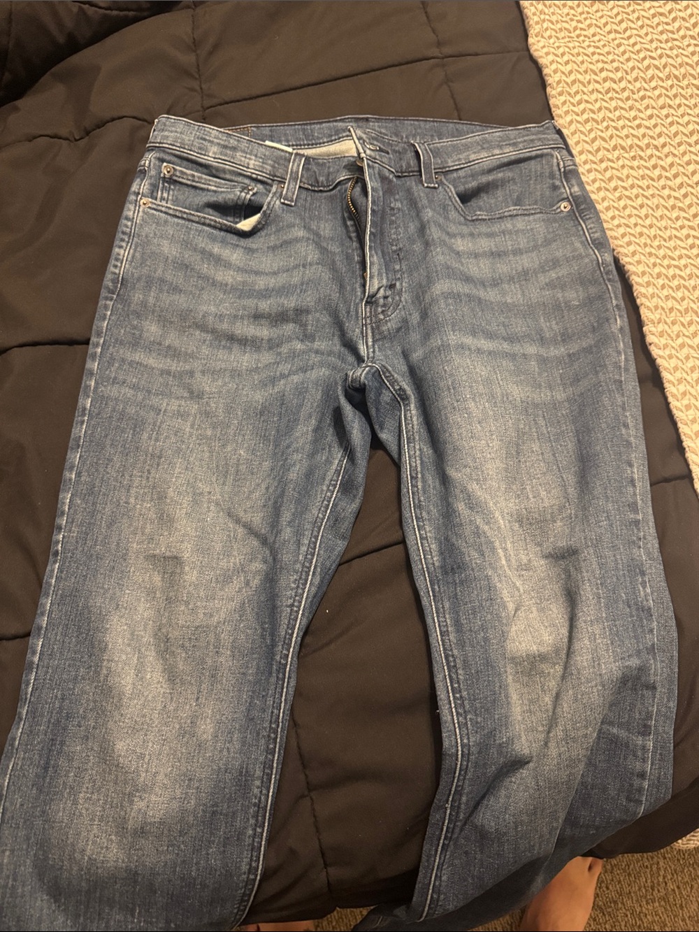 Levi's Light-Mid Blue Straight Leg Jeans